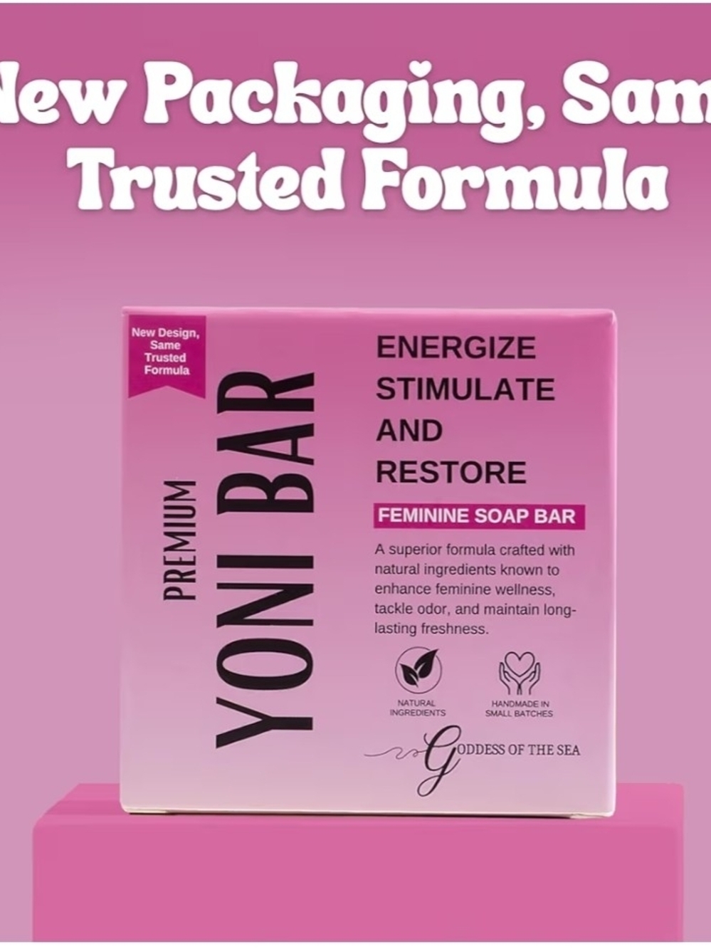 2 Ct Premium Yoni Bar Feminine Soap - Pink 2 Ct.